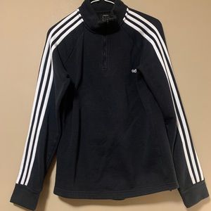 Zip up adidas pull over sweater